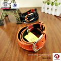 china belt factory wholesale women black & orange belts